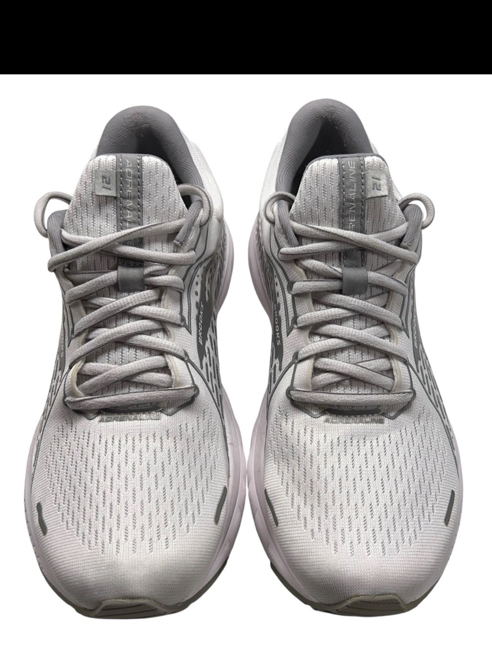 Brooks Adrenaline GTS 21 Women Size 11 Medium Running Shoes White 1203291B153 - Picture 2 of 10
